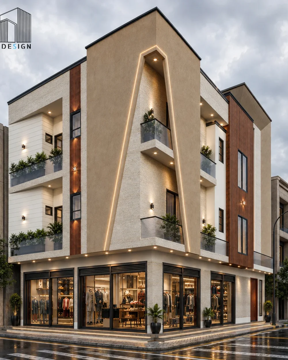 Commercial Building Design Zahir Pir