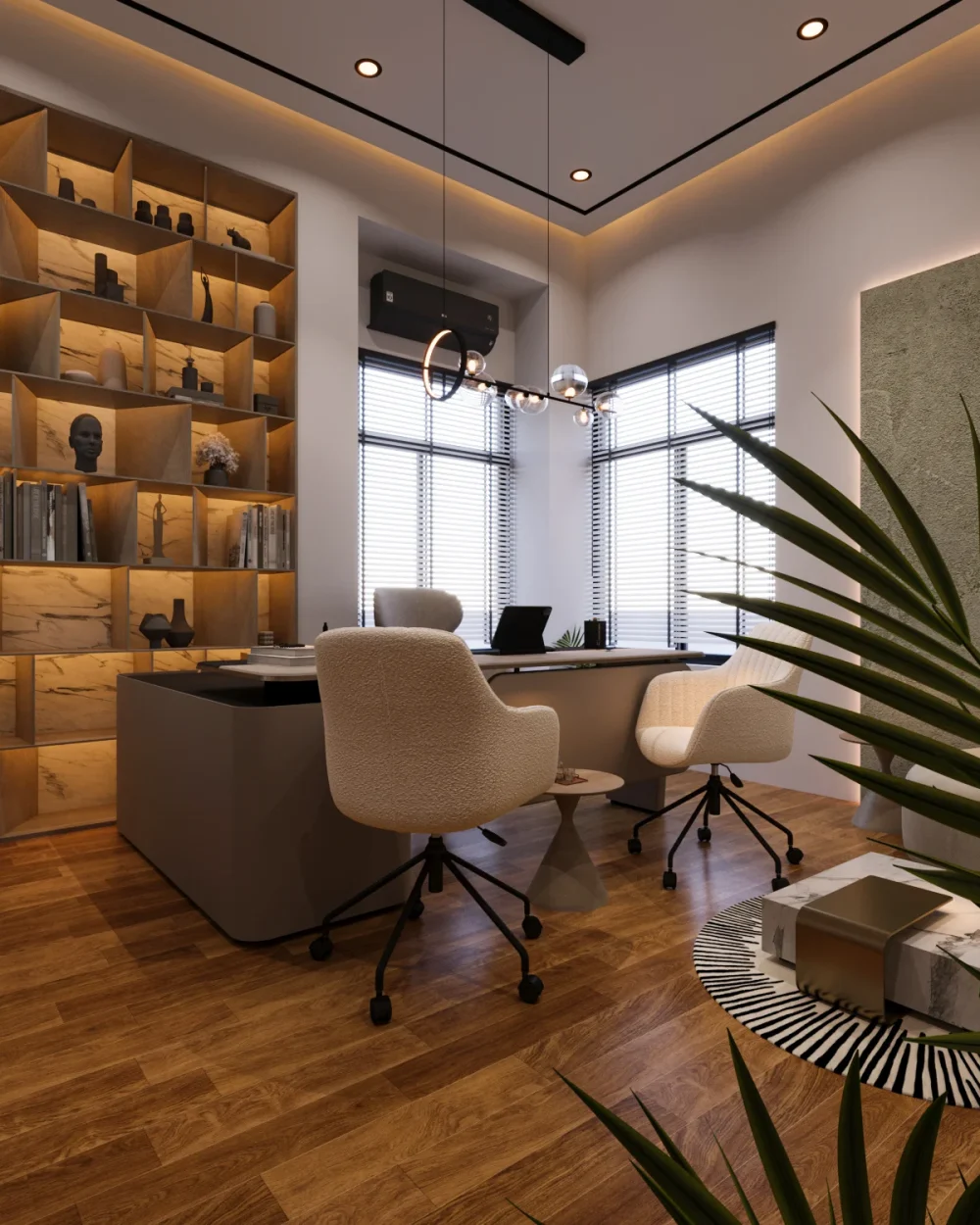 Director Room Interior design in rahim yar khan