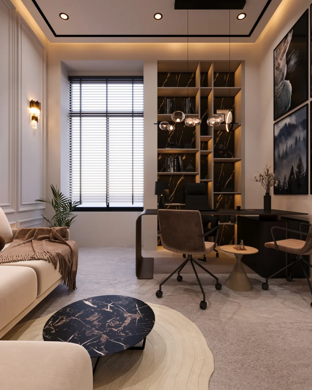 Manager Room interior design in rahim yar khan